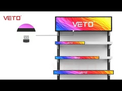 VETO 35 pulgadas Ultra Ancho Digital Estante Dge pantalla de publicidad 4k Bar pantalla LCD para el supermercado