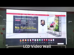 Exhibición de pared video del LCD del bisel estrecho de la pantalla que empalma alta resolución de 55 pulgadas