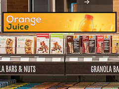 VETO Publicidad en interiores Reproductor de medios de comunicación de banda Ultra amplio estante de la pantalla de la barra de estiramiento pantalla LCD