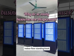 55 pulgadas de suelo digital de señalización de pie