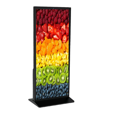 Reproducción de publicidad LCD de pantalla completa 4K con 500 cd/m2 de brillo