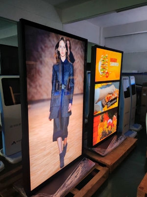 Pantalla de publicidad de pantalla completa 4k con un ángulo visual de 178 °