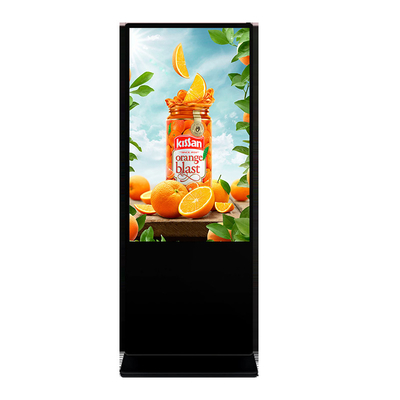 Máquina de publicidad de supermercado Quiosco Stand de piso señalización digital y pantallas Reproductor de video