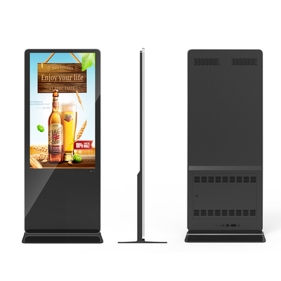 VETO Display de publicidad interior 43 49 55 pulgadas Totem vertical con reproductor de medios automático