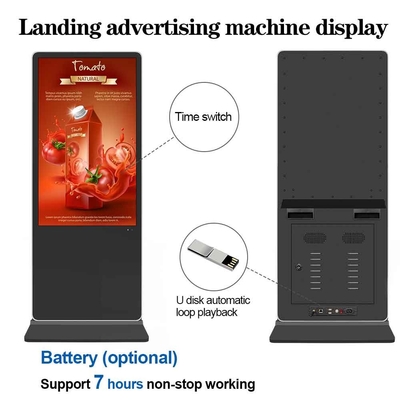 Display interactivo de 43 pulgadas VETO con WiFi Auto AD Player Android OS Resolución 1920×1080