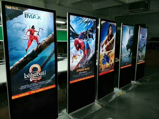 VETO 32-86 pulgadas Totem de interior 500cd Brillo Android Digital Signage Jugador de medios de comunicación LCD Quiosco de publicidad para el centro comercial