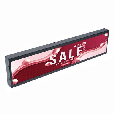 VETO Androides Ultra Wide Digital Pantalla de borde de la publicidad pantalla de alta contraste de la barra de pantalla LCD para la tienda de venta al por menor