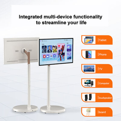 Calidad VETO 21.5 24 27 pulgadas Tamaños personalizados HD pulgadas inalámbrico Smart TV portátil 5H / 9H Batería larga pantalla Android fábrica