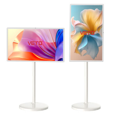 Calidad VETO Sinalización digital de pie en el piso con sistema operativo Android capacitivo táctil y pantalla interactiva de resolución 1920 × 1080 fábrica