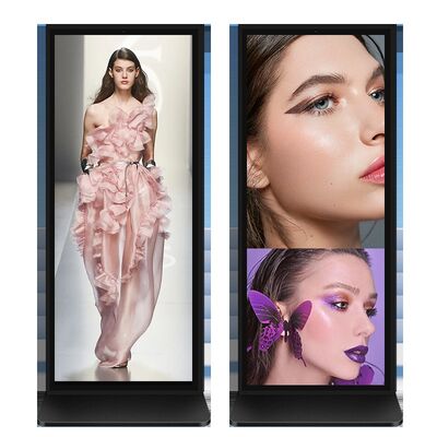 Calidad VETO 64-98 pulgadas de pantalla completa 4K UHD pantalla táctil infrarroja de suelo de señalización Digital con vida útil de 60000H fábrica