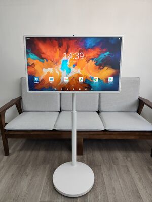 Calidad VETO 21.5/24/32 Pulgadas TV Táctil Interactiva Inalámbrica Portátil Pantalla Móvil Android Pantalla Incorporada 5 Sala de Exposiciones Interior Fábrica