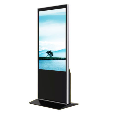 VETO 43 49 55 pulgadas Android piso digital de pie quiosco 4K Resolución de interior LCD publicidad reproductores de video pantalla táctil