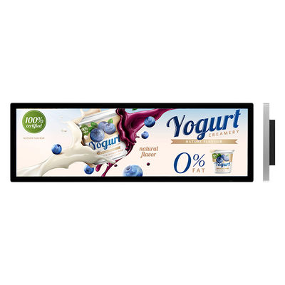 VETO 23.1 28 29 35 pulgadas Bar extendida Display LCD Ultra Bar delgado Estante de publicidad Digital de señalización