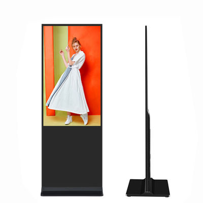 VETO 32-86 pulgadas de interior LCD de publicidad comercial pantalla de piso de pie señalización digital pantalla táctil
