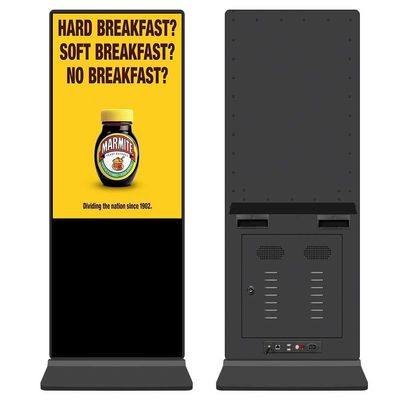 Tótem LCD de señalización digital de pie Android de 43 pulgadas, compatible con Wifi y USB