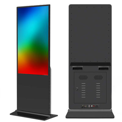 VETO 32 - 86 pulgadas de Android de piso digital de señalización 4K interactivo de pantalla táctil quiosco